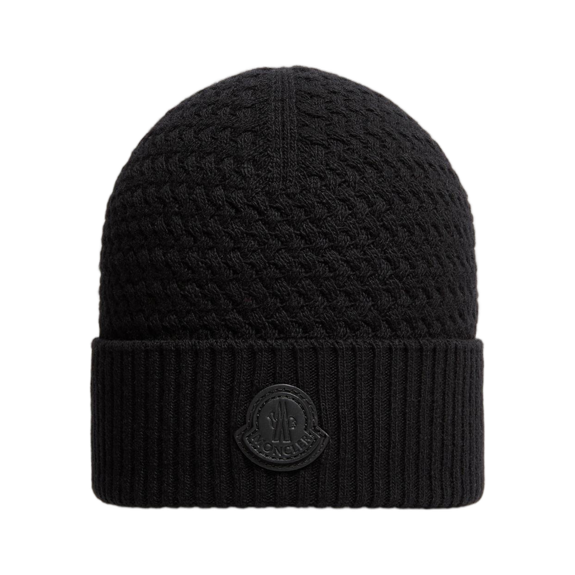L2-091-3B00026-M4281-999 Moncler Cashmere Blend Beanie Black