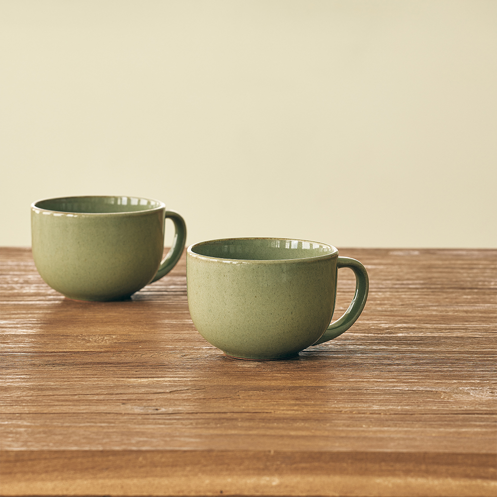 소소모소 달소담 쑥빛 머그(SOSOMOSO dalsodam green mug) - 2