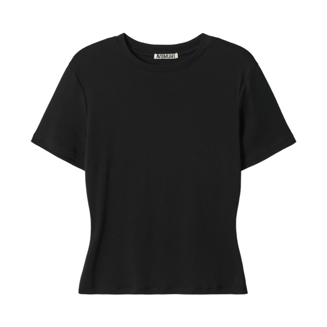 (W) 아비에무아 세컨드 스킨 티셔츠 블랙((W) Aviemuah Second Skin T-Shirt Black) - 1