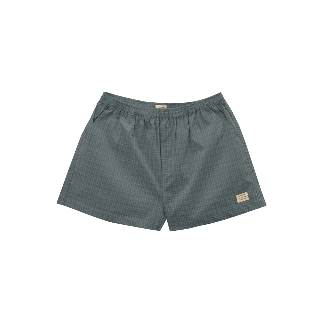 MG-PJB-26S-01_DG Dorosiwa Minimal Garments Lounge Shorts - Deep Green