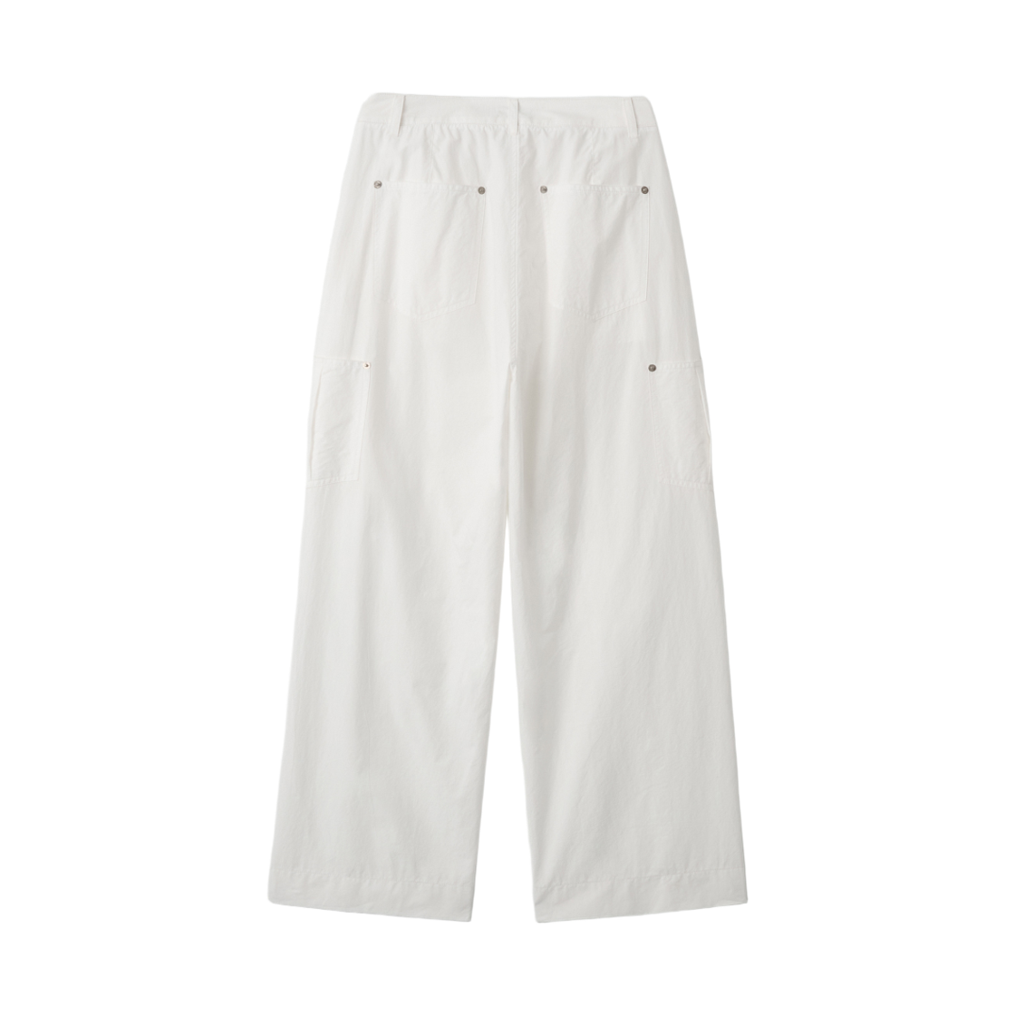 (W) 아비에무아 라이트웨이트 코튼 와이드 팬츠 아이보리((W) Aviemuah Lightweight Cotton Wide Pants Ivory) - 2