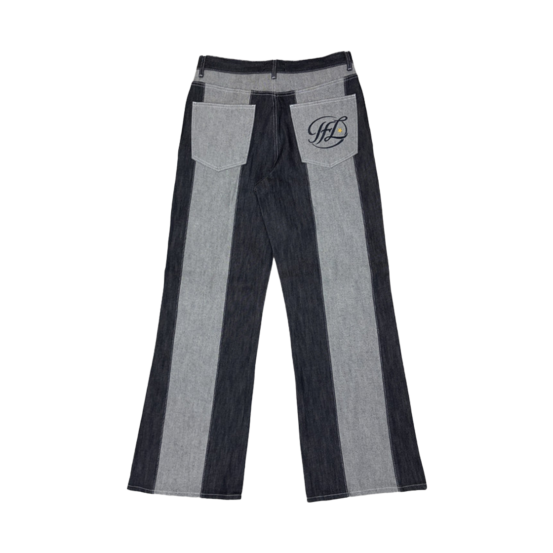 아이필럭키 백 라인 스트레이트 팬츠  생지(I FEEL LUCKY Back Line Straight Pants Raw Denim) - 1