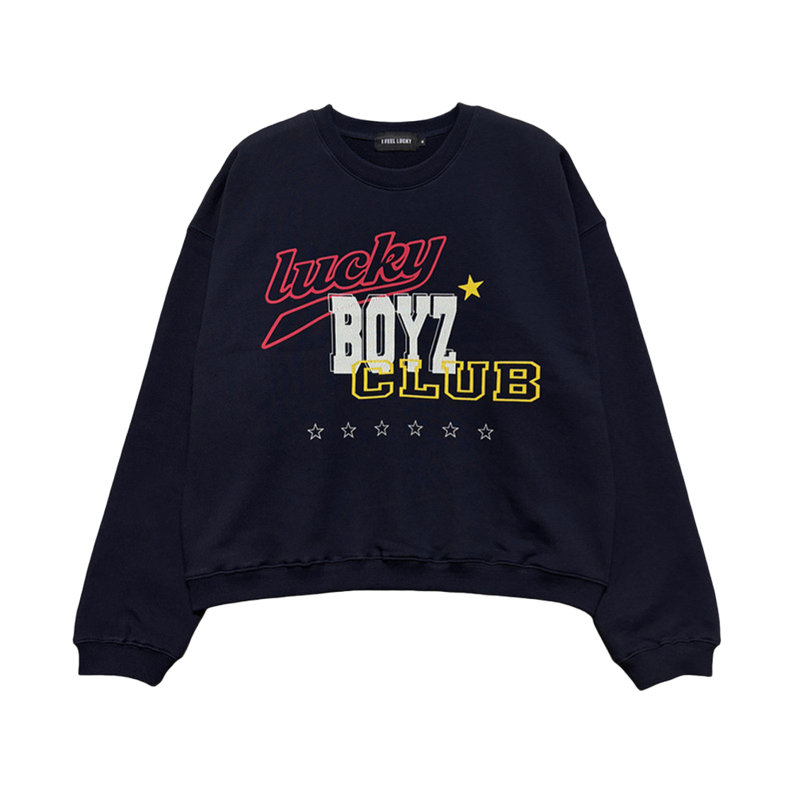a51 I FEEL LUCKY Lucky Boyz Club Sweat Shirts Navy