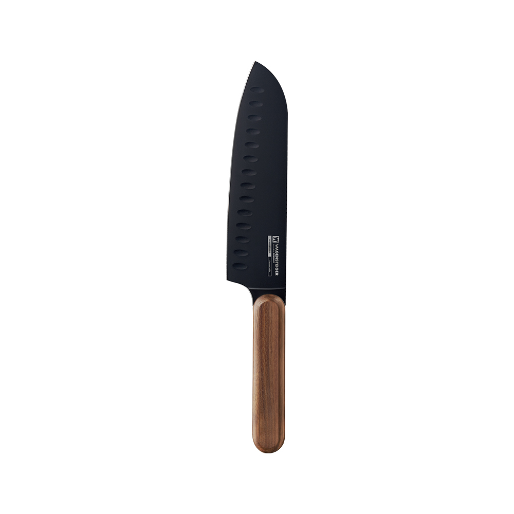 바겐슈타이거 우드 핸들 스텐 세라믹 코팅 슈바츠발트 나이프 7인치 산도쿠(Wagensteiger Schwarzwald Stainless Steel Ceramic Coated Santoku Knife with Wood Handle (7-Inch)) - 5
