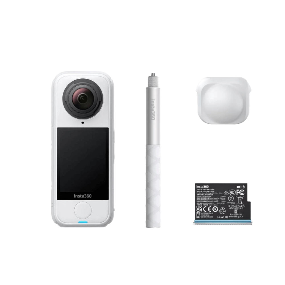 인스타360 X4 Air 아틱 화이트, 스타터 번들([360/PRD] Insta360 X4 Air Starter Bundle Arctic White)
