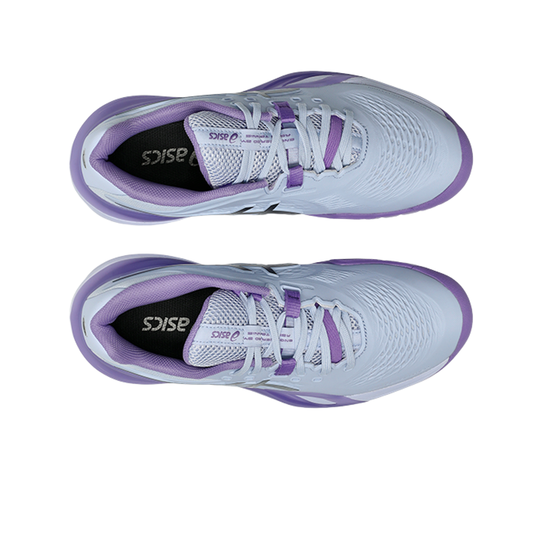 (W) 아식스 젤 레졸루션 X 나이트 에너지 블루 페이드 건메탈((W) Asics Gel-Resolution X Night Energy Blue Fade Gunmetal) - 2