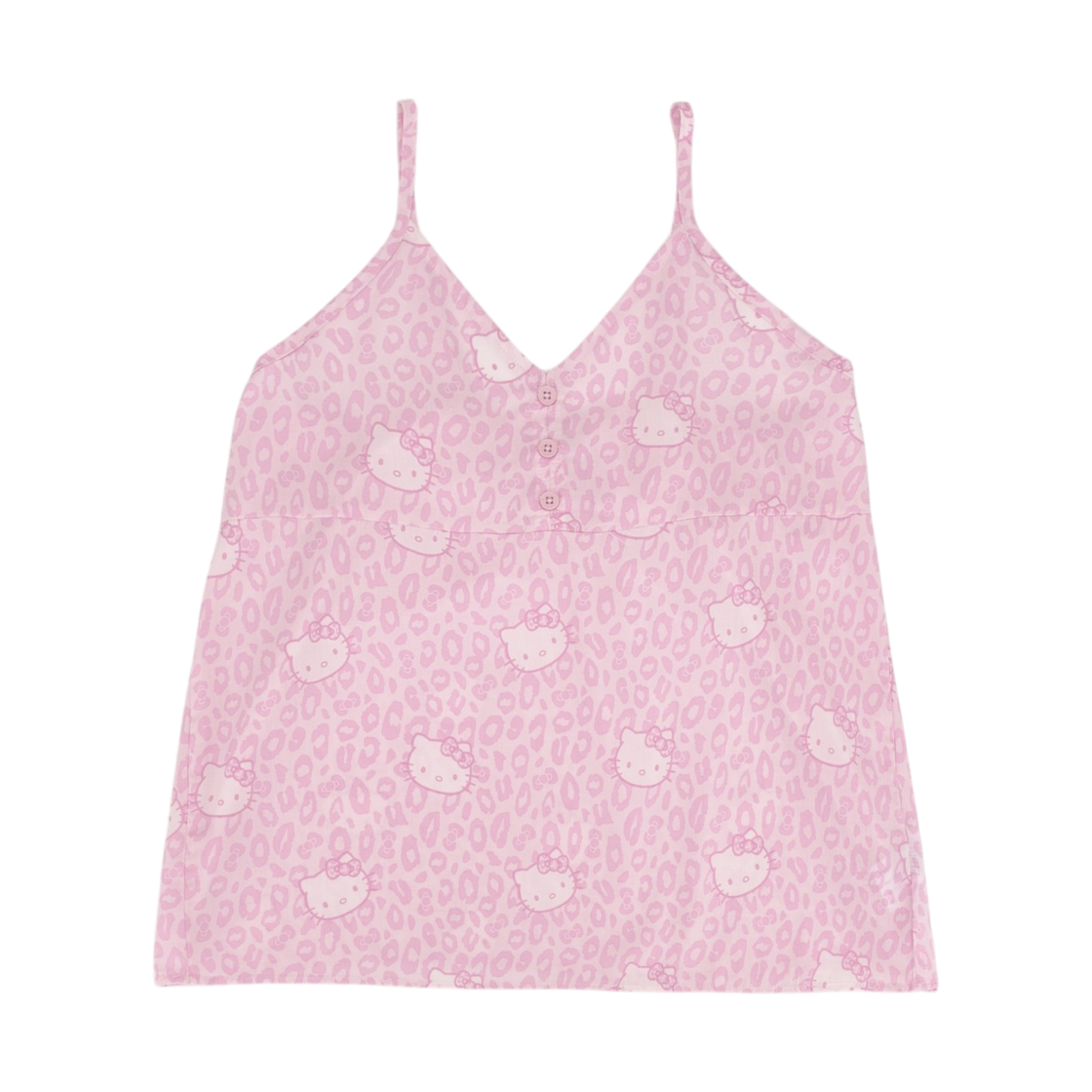 스파오 x 헬로 키티 레오파드 슬립 파자마 핑크(Spao x Hello Kitty Leopard Slip Pajamas Pink) - 2