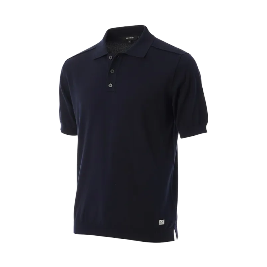 20CMKN099A110560A888 C.P. Company Boston Cotton Collar Polo Dark Navy - 26SS