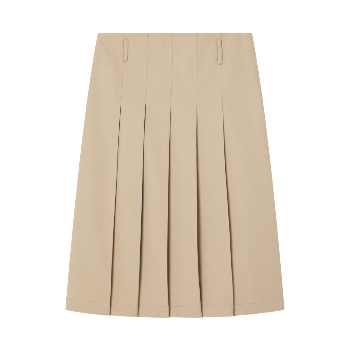 COHLC-F06509-BAA (W) A.P.C. Pleated Beige Skirt Beige