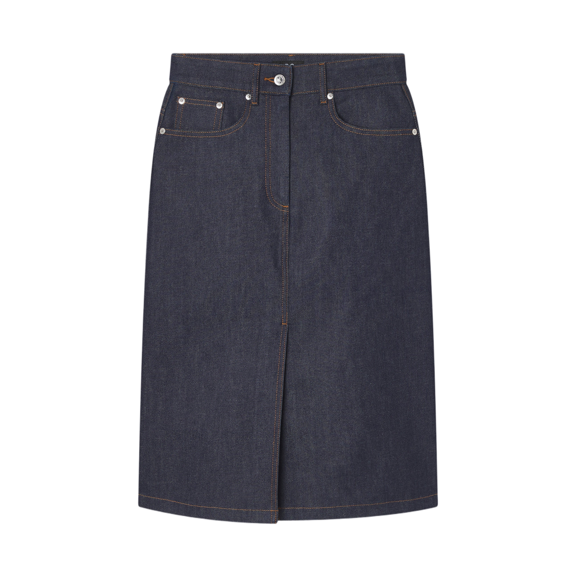 COGDF-F06503-IAI (W) A.P.C. Lizzie Skirt Indigo