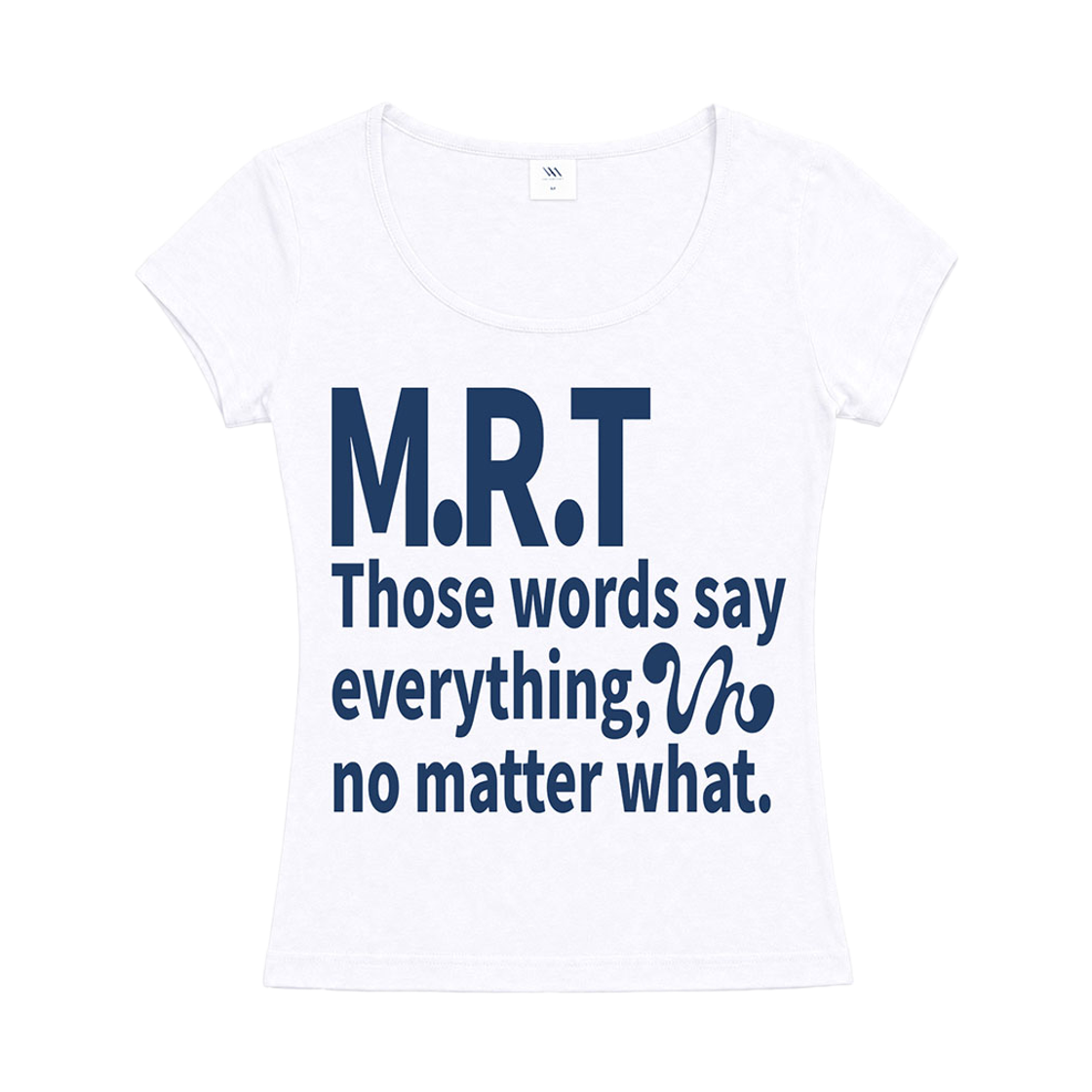 벤힛 MRT 비비드 유넥 슬림핏 반팔티 화이트(venhit MRT Vivid U-Neck Slim Fit Short Sleeve T-Shirt White) - 2