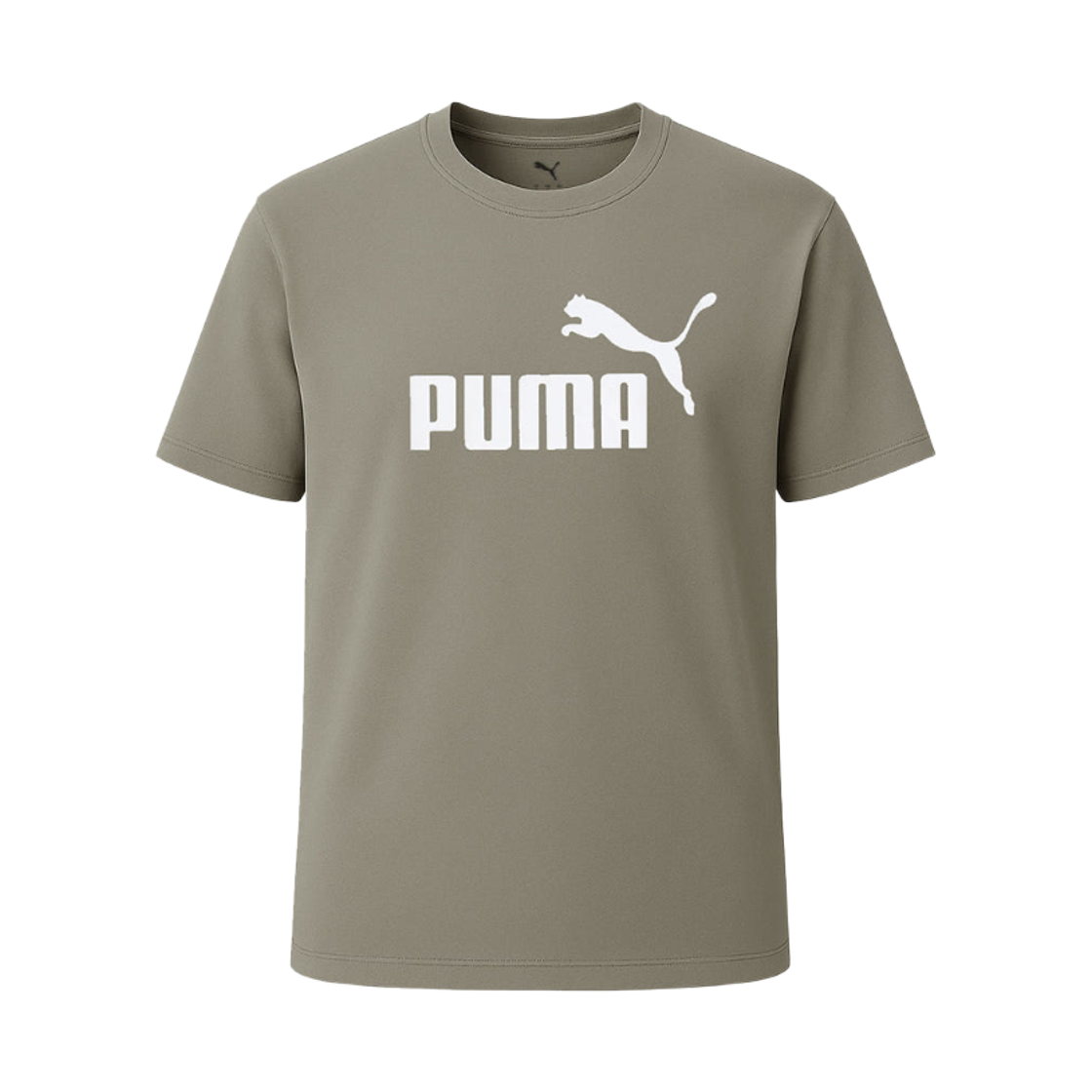 682533-83 Puma Essentials No.1 Logo T-Shirt Khaki