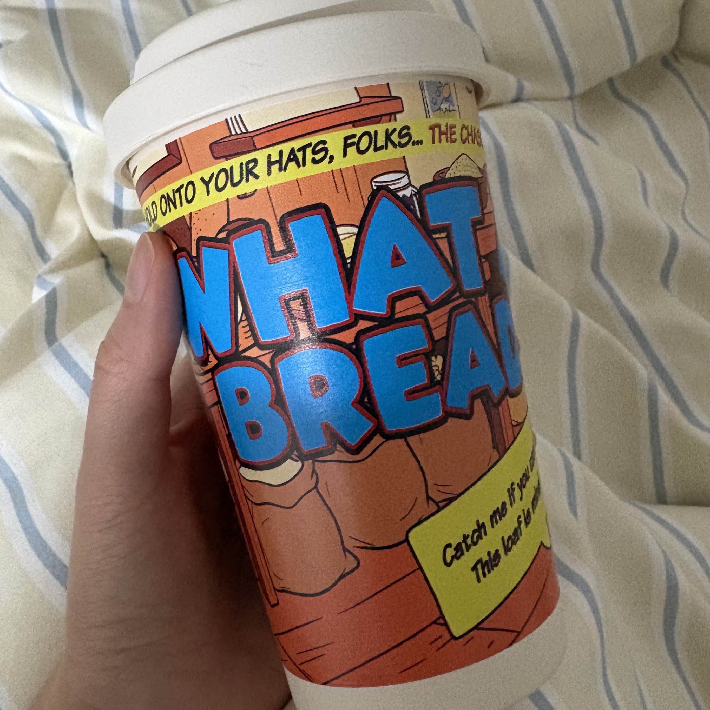 [KREAM 단독] What A Bread Mug White 350ml, [KREAM 단독] What A Bread Daily Moments Tumbler 420ml 착용 스타일 - 2