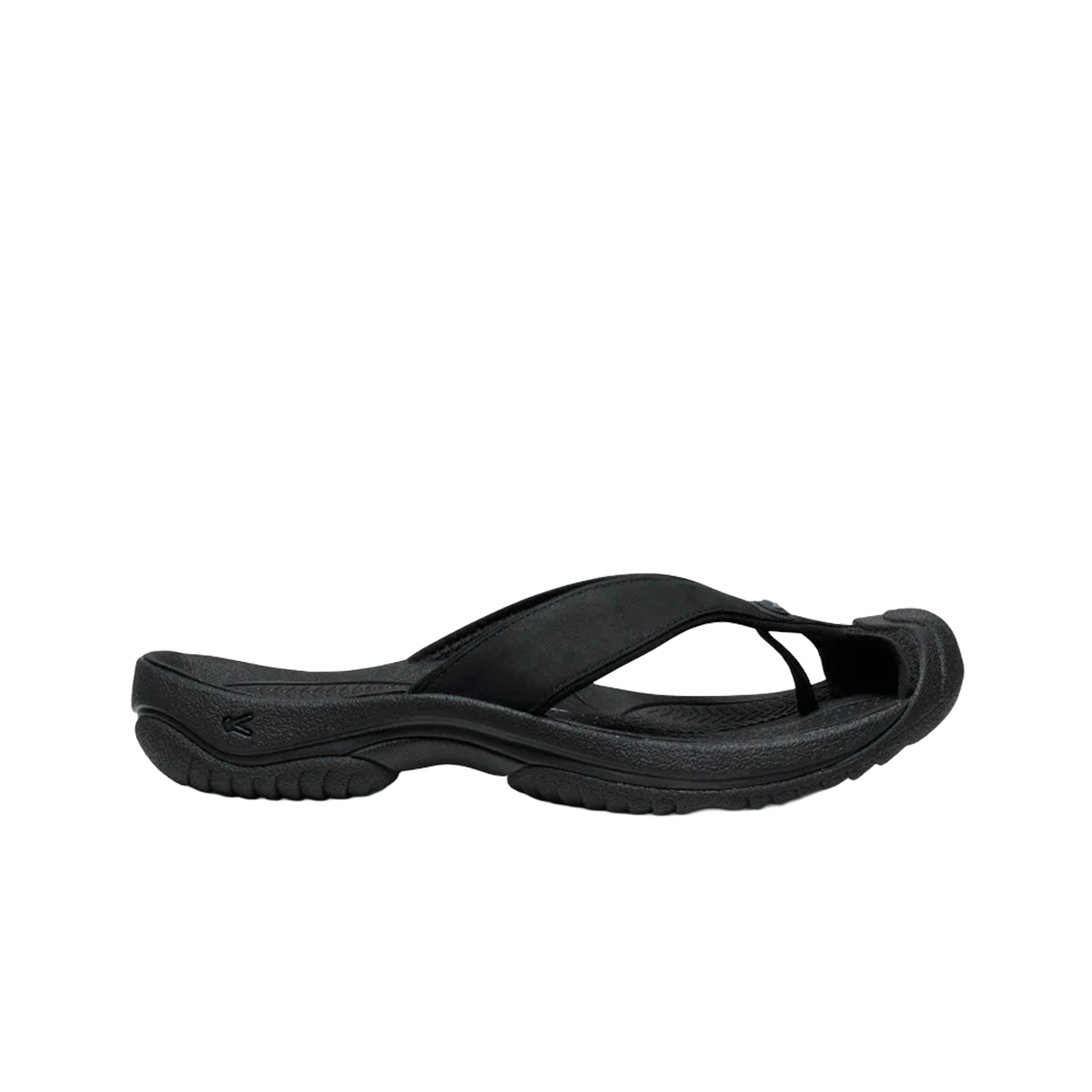 1029129 [20% 쿠폰] Keen Waimea Leather Flip Flop Black