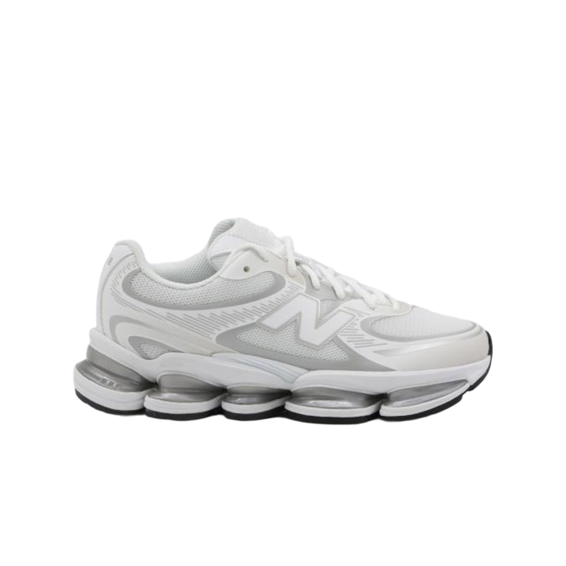 U20004GM New Balance 2000 Abzorb White Silver Metallic - D Standard