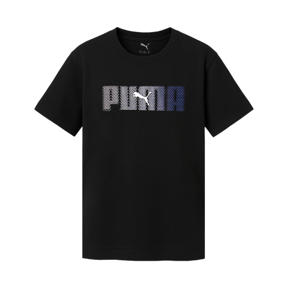 688988-01 (Kids) Puma Essentials Logo Wrap Short Sleeve T-Shirt Black