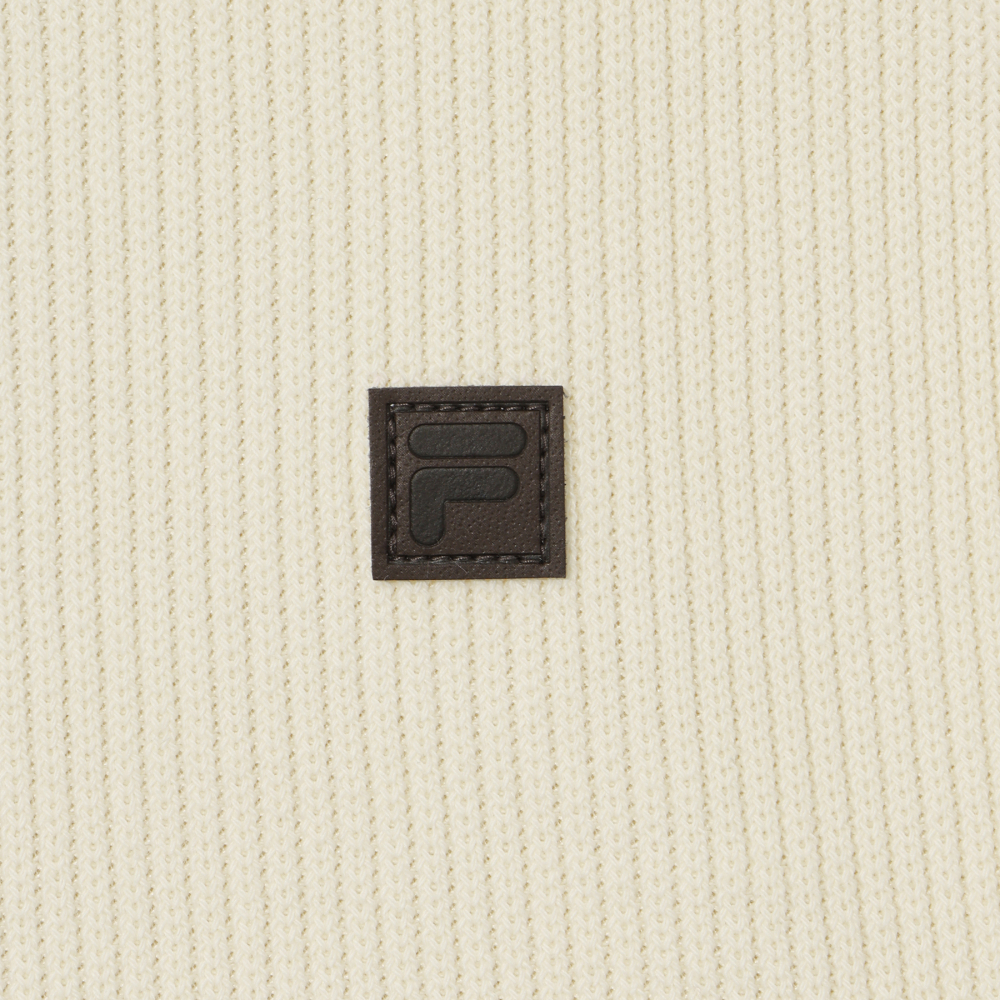 [6% 적립] 휠라 1911 여성 니트 트랙 집업 아이보리([6% 적립] FILA 1911 Women Knit Track Zip-up Ivory) - 5