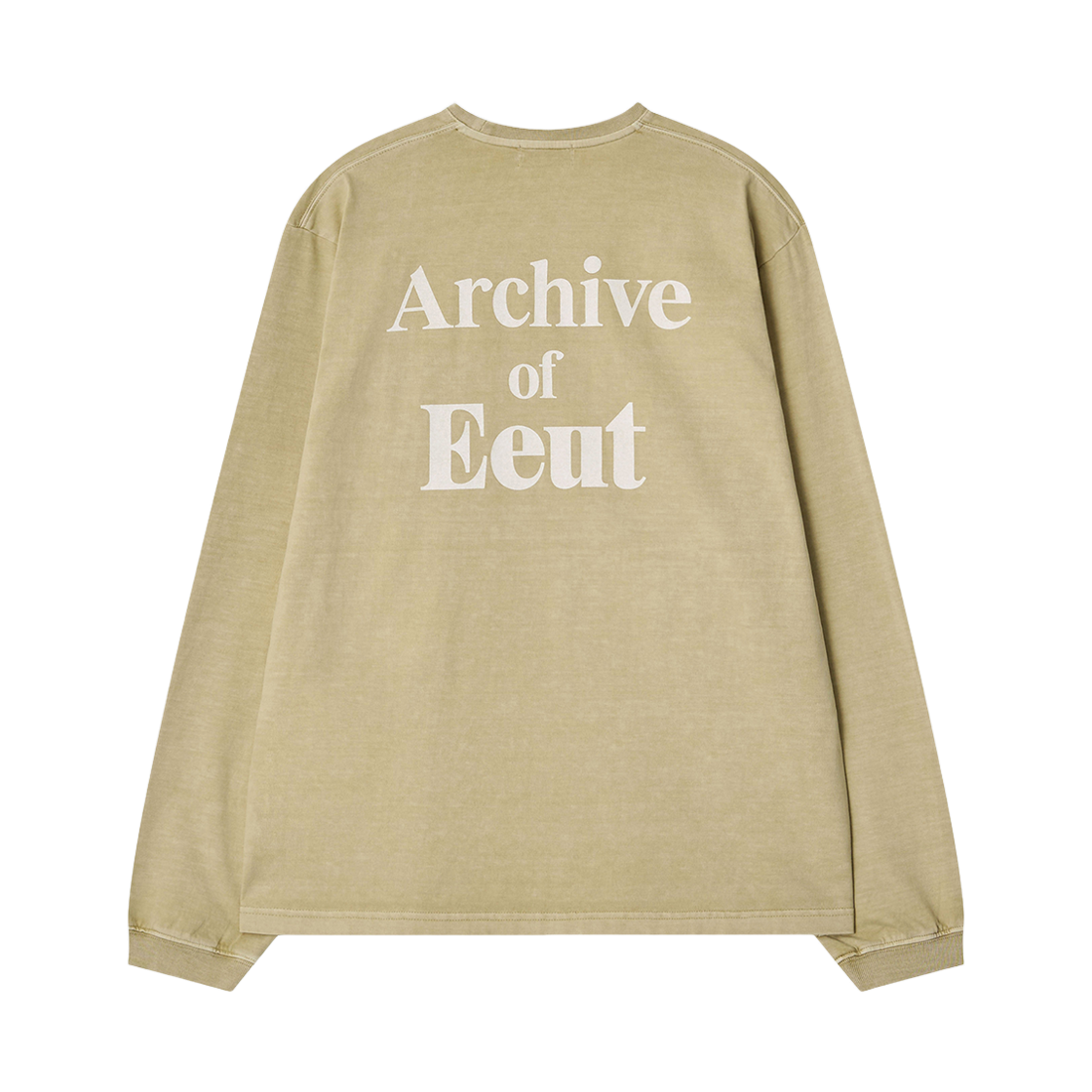이우트 피그먼트 다이드 롱 슬리브 옐로우(EEUT Pigment Dyed Long Sleeve Yellow) - 2