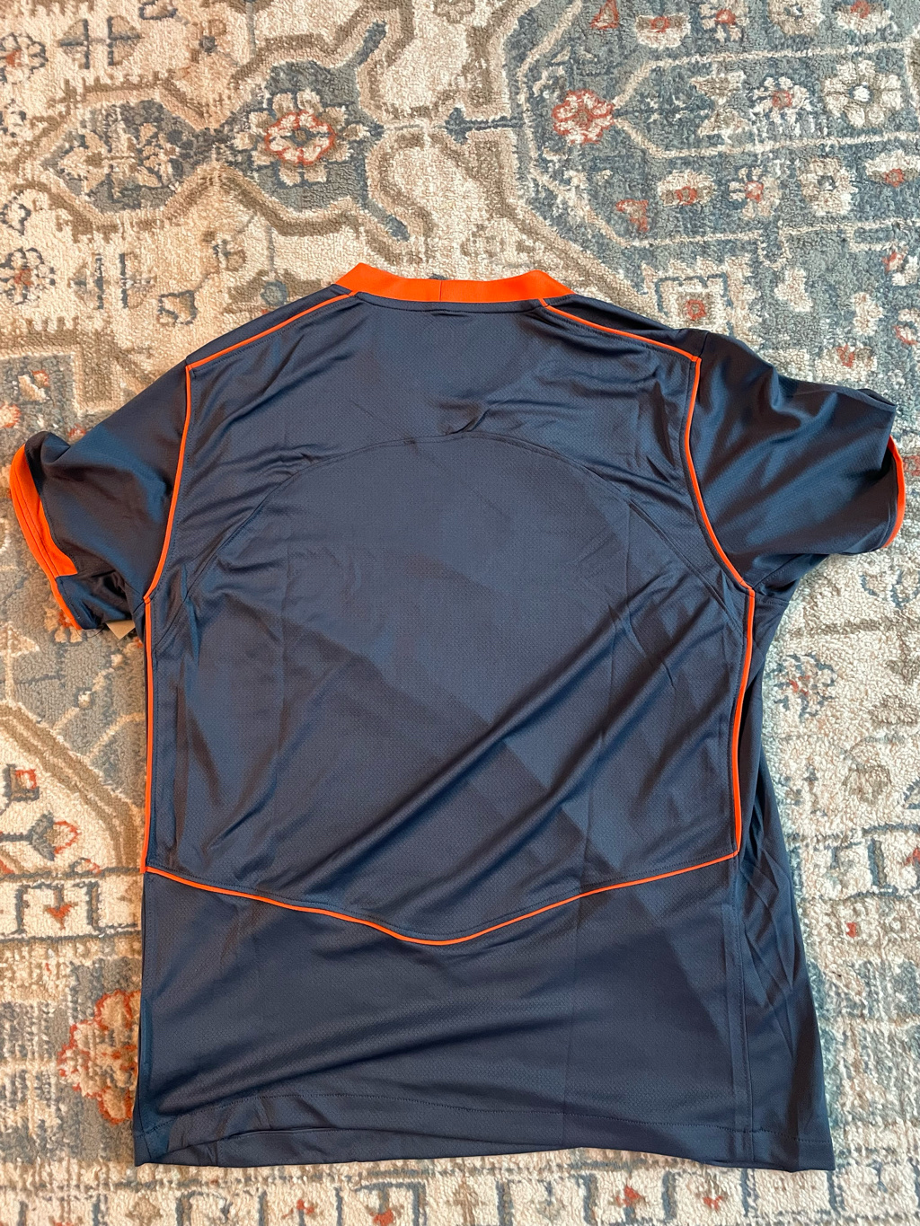 Nike Inter Milan 2025/26 Stadium Third Dri-Fit Total 90 Soccer Replica Jersey Thunder Blue Safety Orange (Non Marking Ver.) 착용 스타일 - 5