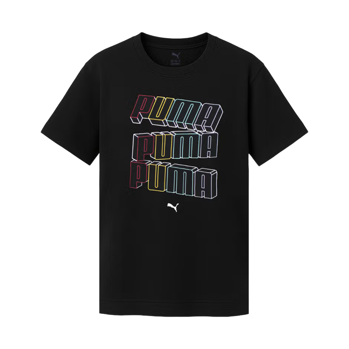 685788-01 (Kids) Puma Essentials Logo Lab T-Shirt Black