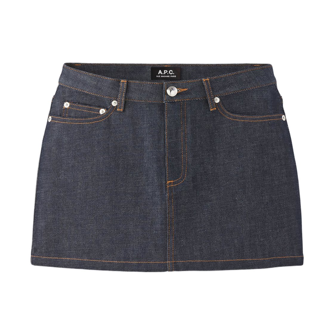 (W) 아페쎄 미니 스커트 인디고((W) A.P.C. Mini Skirt Indigo)