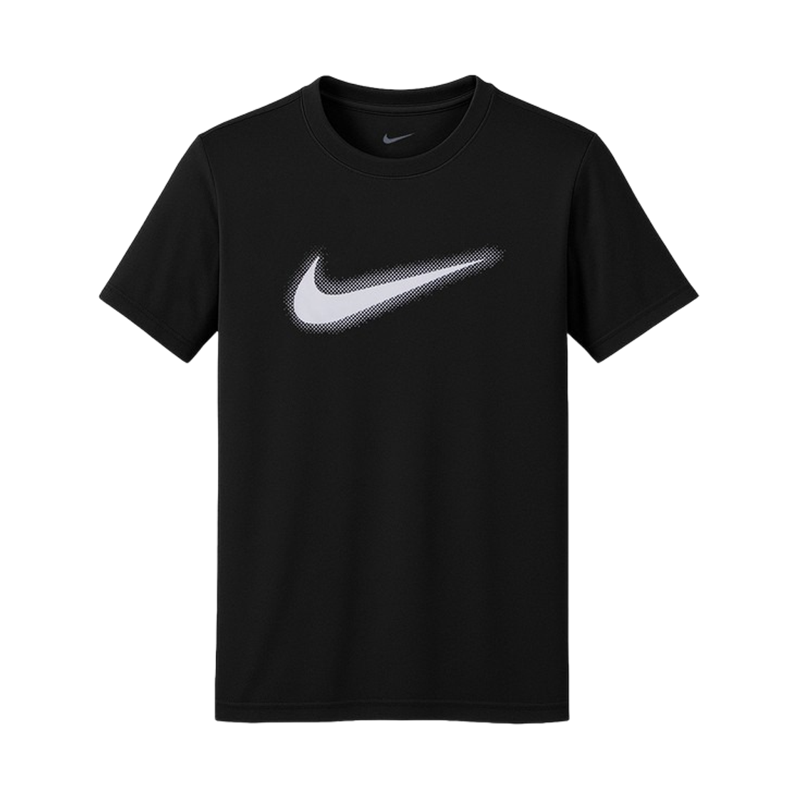 DX5386-010 (Kids) Nike Multi Dri-Fit Graphic Training Top Black White (DX5386-010)