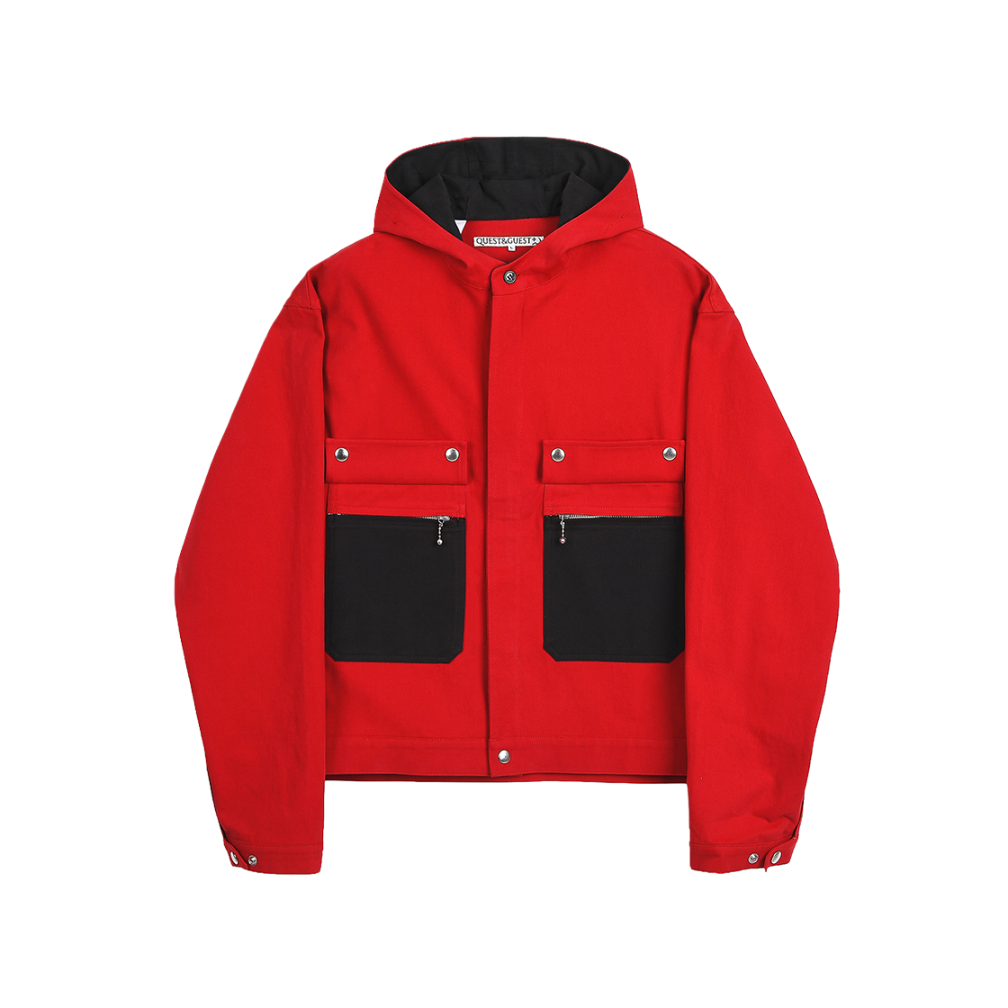 퀘스트앤게스트 프렌치 아미 자켓 레드(QUEST&GUEST French Army Jacket Red) - 1