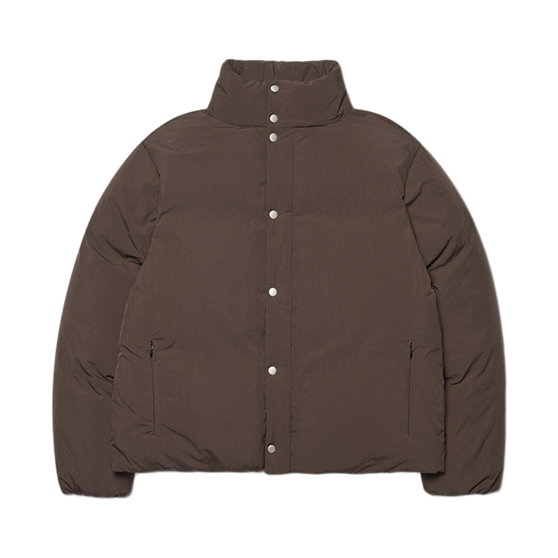 NMWF52DW10DBR NOMANUAL Plain Duck Down Jacket Dark Brown