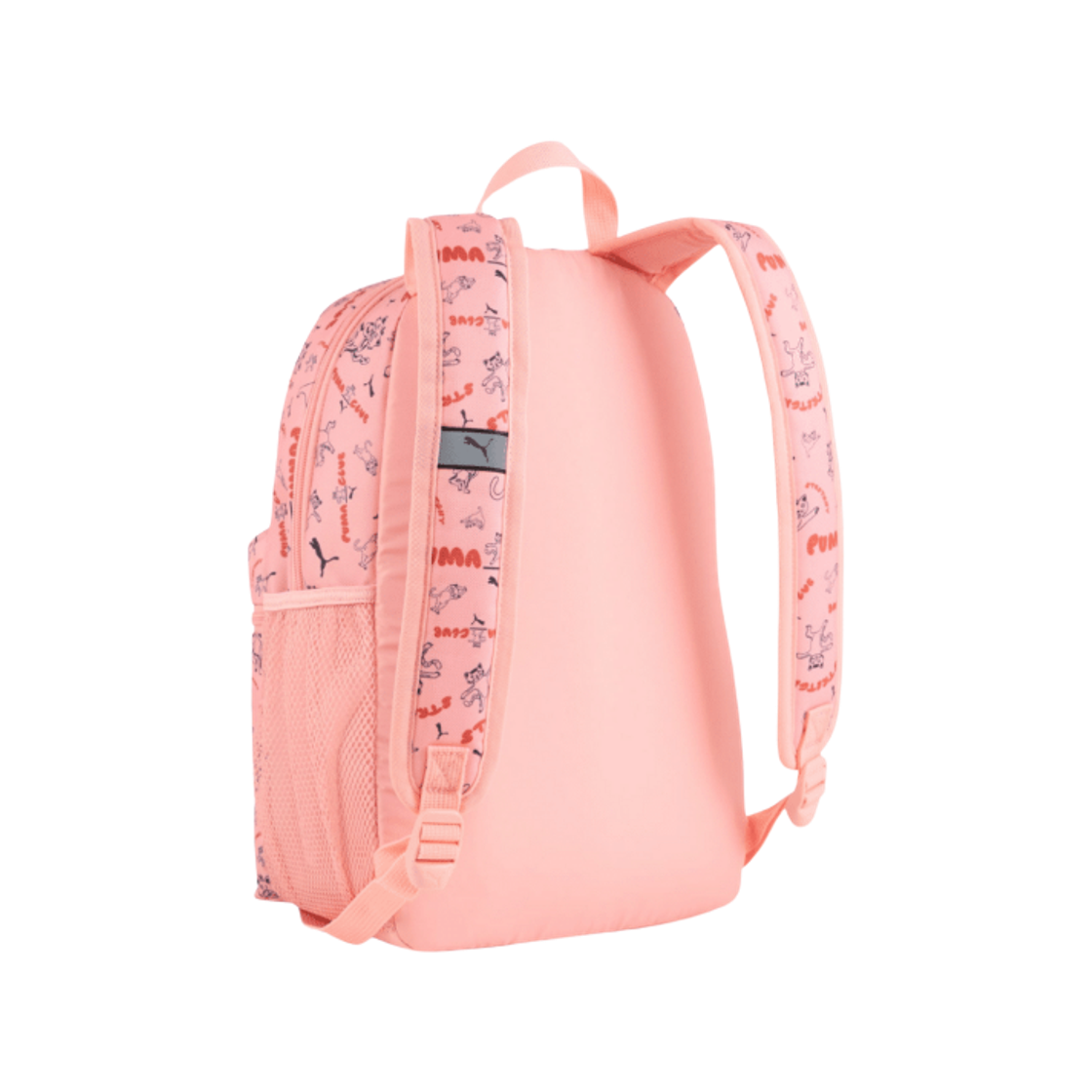 (키즈) 푸마 페이즈 AOP 스몰 백팩 13L 핑크 프루트((Kids) Puma Phase AOP Small Backpack 13L Pink Fruit) - 2