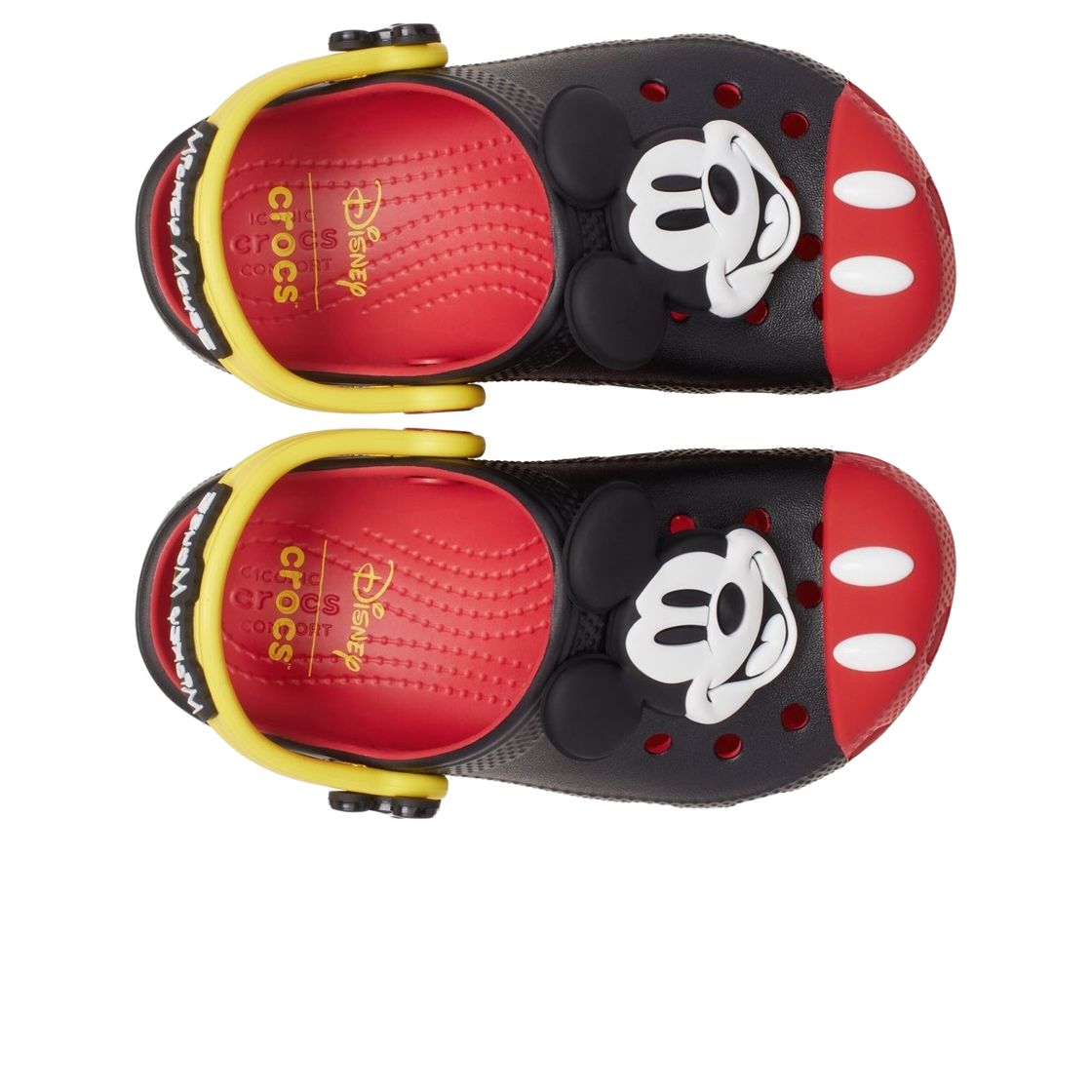 (TD) 크록스 x 디즈니 미키 마우스 클래식 클로그 멀티컬러((TD) Crocs x Disney Mickey Mouse Classic Clog Multicolor) - 2