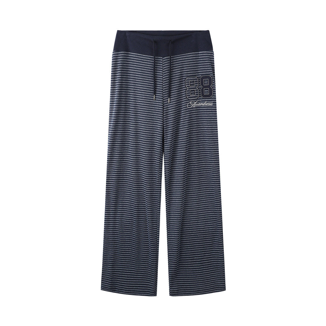 AD61PT04NV Avandress Eddie Patch Stripe Pants Navy