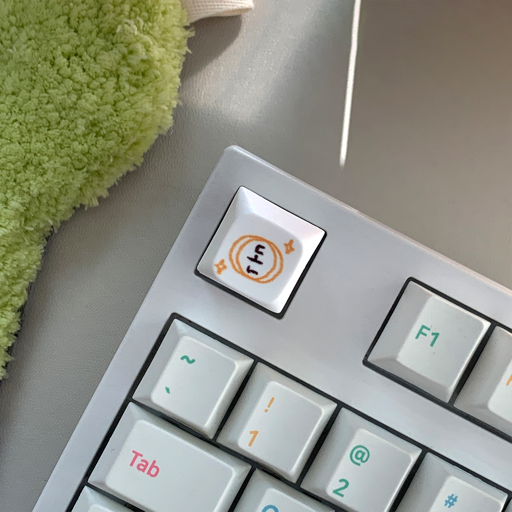 위드썸 복 행운 돈 건강 LED 키캡 키링(4구) -2 options(Withsome Fortune, Luck, Wealth, Health LED Keycap Keyring (4 Keys) - 2 options) - 5