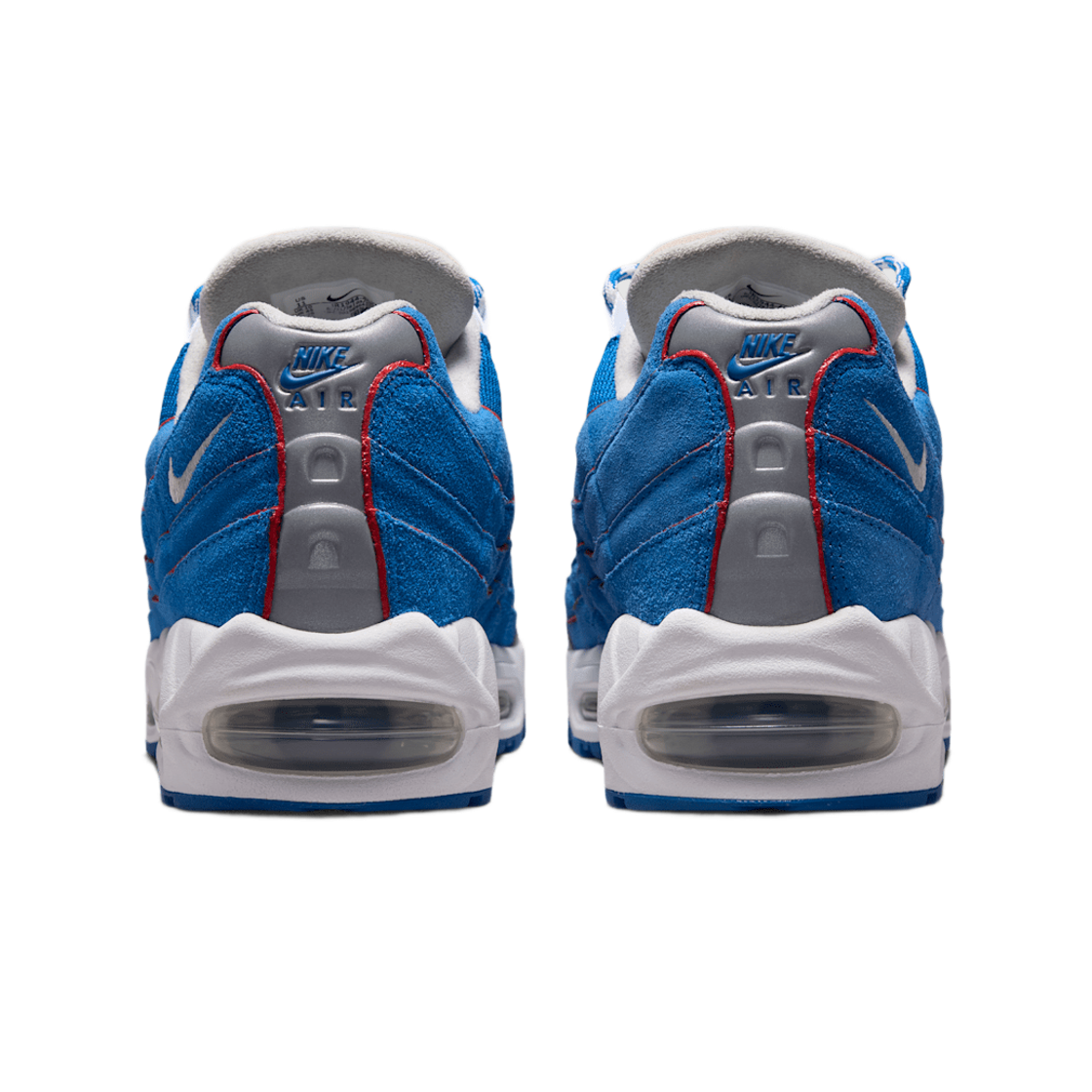 나이키 에어맥스 95 빅 버블 블루 사파이어 앤 액션 레드(Nike Air Max 95 Big Bubble Blue Sapphire and Action Red) - 3