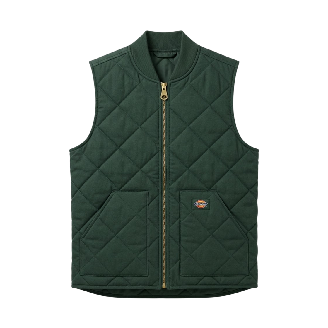 디키즈 다이아몬드 퀼티드 나일론 베스트 그린(Dickies Diamond Quilted Nylon Vest Green)