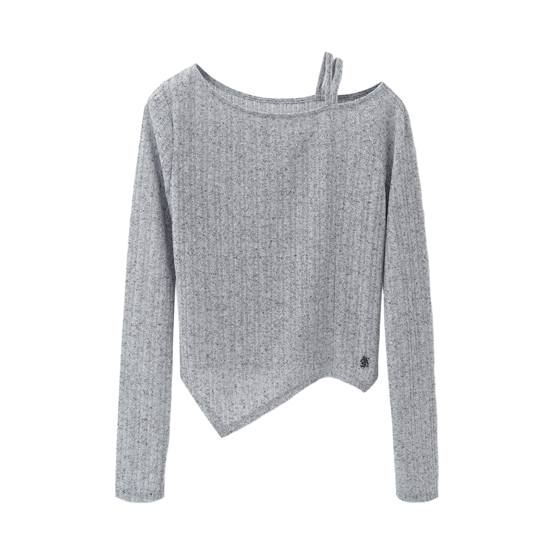AD61TS11GR Avandress Nita Unbalance Golji Tee Grey