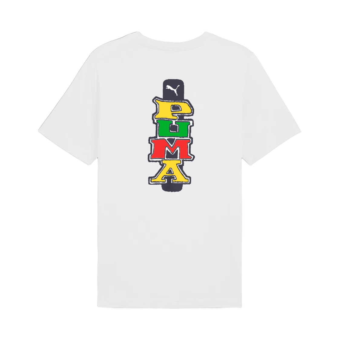 푸마 그래픽 백 티셔츠 화이트(Puma Graphic Back T-Shirt White) - 2