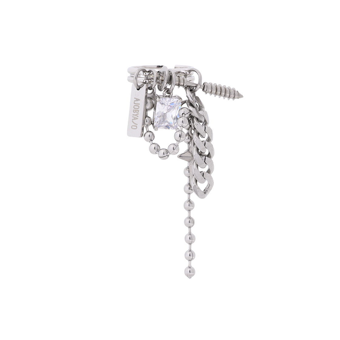 아조바이아조 프래그먼트 클러스터 링 실버(AJOBYAJO Fragment Cluster Ring Silver) - 1