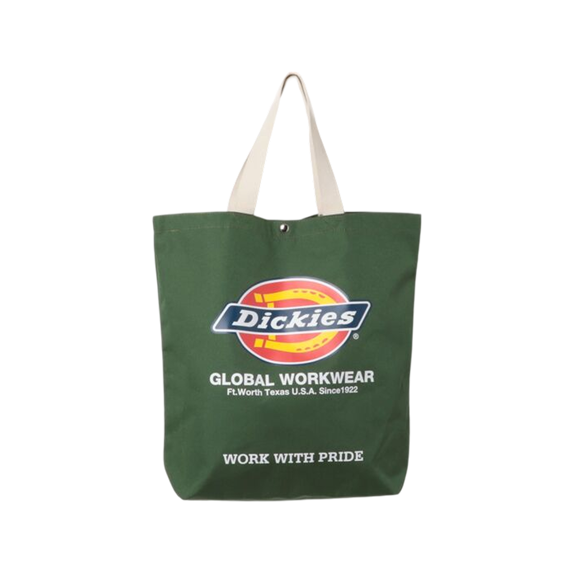 디키즈 로고 프린트 토트백 모스 그린(Dickies Logo Print Tote Bag Moss Green)