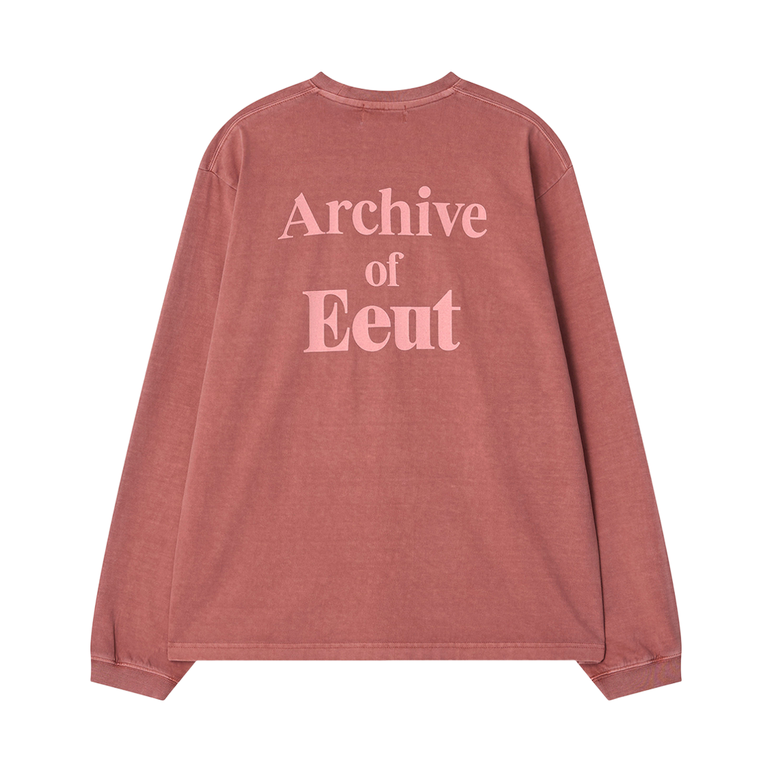 이우트 피그먼트 다이드 롱 슬리브 레드(EEUT Pigment Dyed Long Sleeve Red) - 2