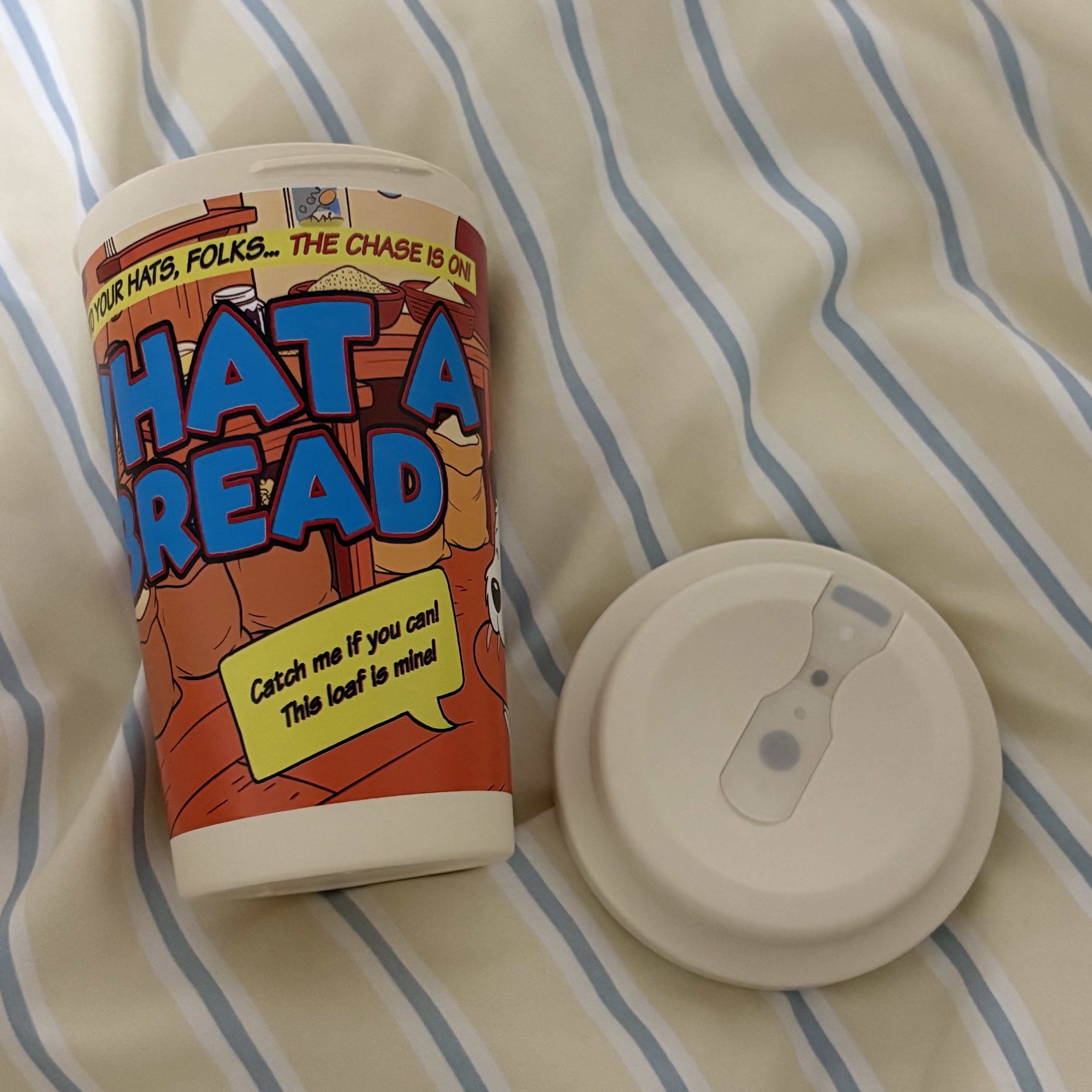[KREAM 단독] What A Bread Mug White 350ml, [KREAM 단독] What A Bread Daily Moments Tumbler 420ml 착용 스타일 - 4