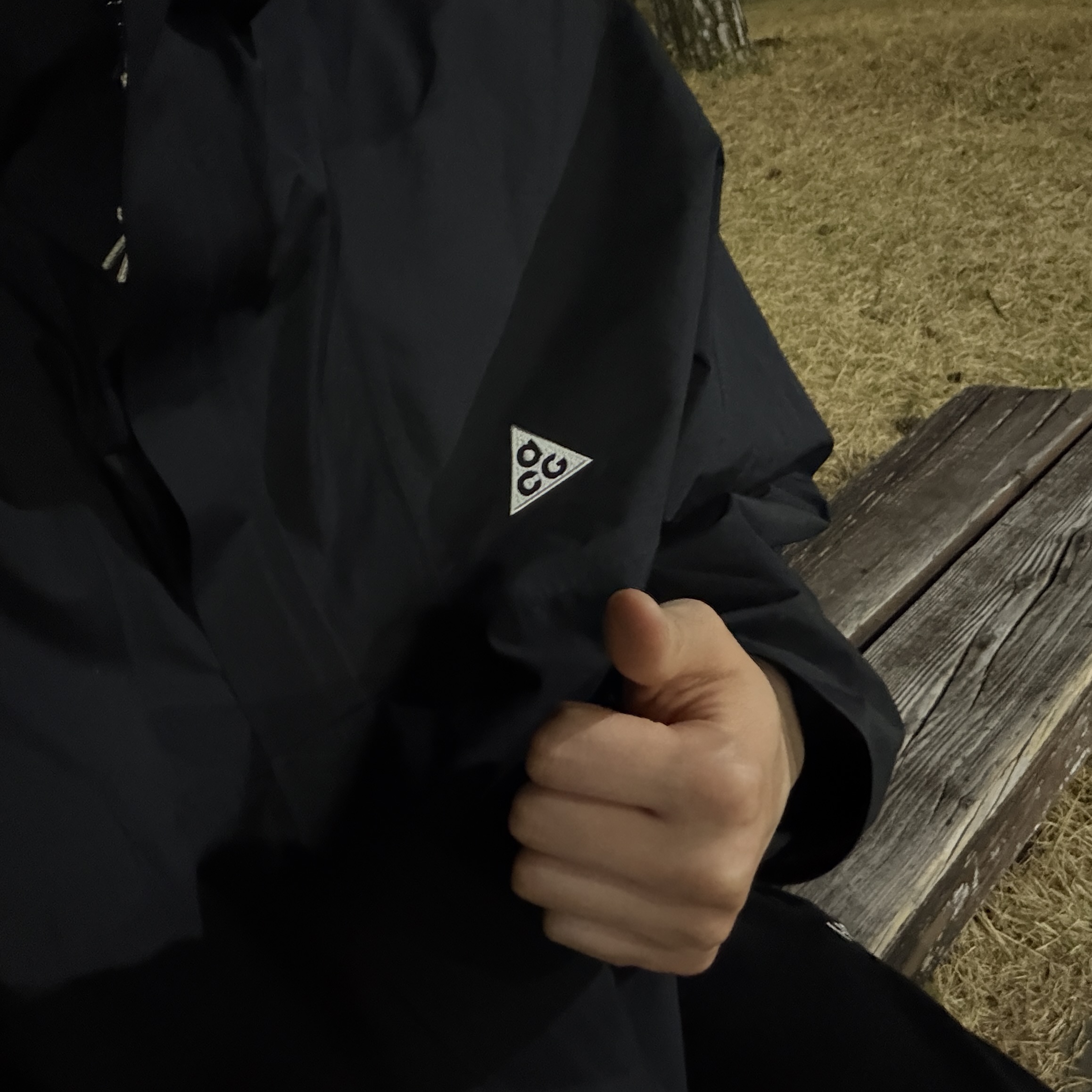 Nike ACG Storm-Fit ADV Cascade Rains Full Zip Jacket Black - Asia 착용 스타일