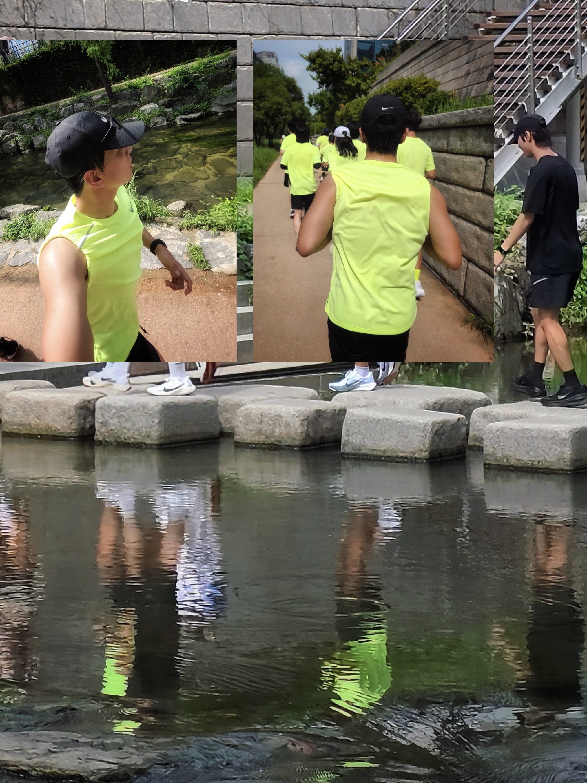 Nike Initiator White Obsidian Metallic Cool Grey, Nike Miler Dri-Fit Short Sleeve Running Top Volt Ice Barely Volt - Asia 착용 스타일 - 8