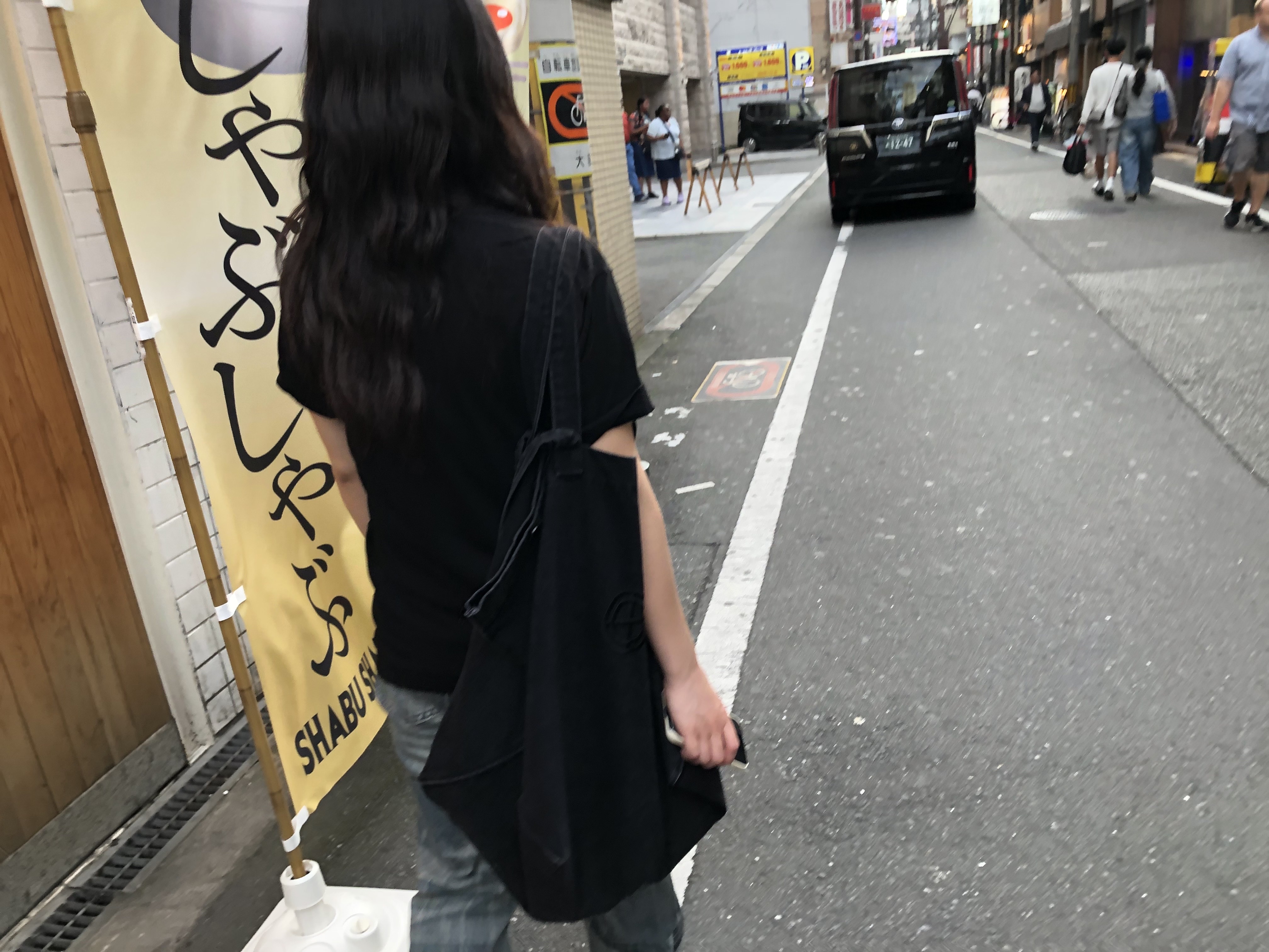 CDG Logo T-Shirt Black 착용 스타일