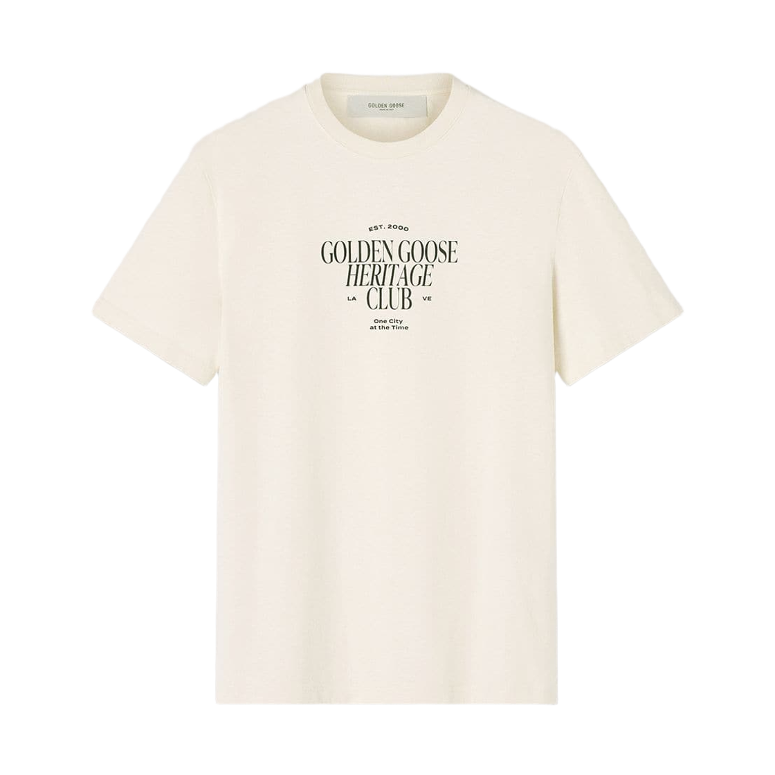 골든구스 코튼 프린트 로고 티셔츠 화이트(Golden Goose Cotton Print Logo T-Shirt White)