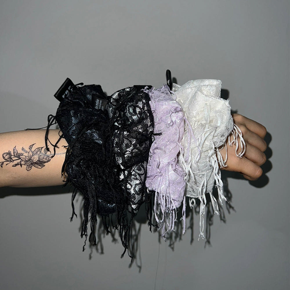 무성화 빌리 레이스 스크런치(MUSEONGHWA BILLIE LACE SCRUNCHIE) - 4