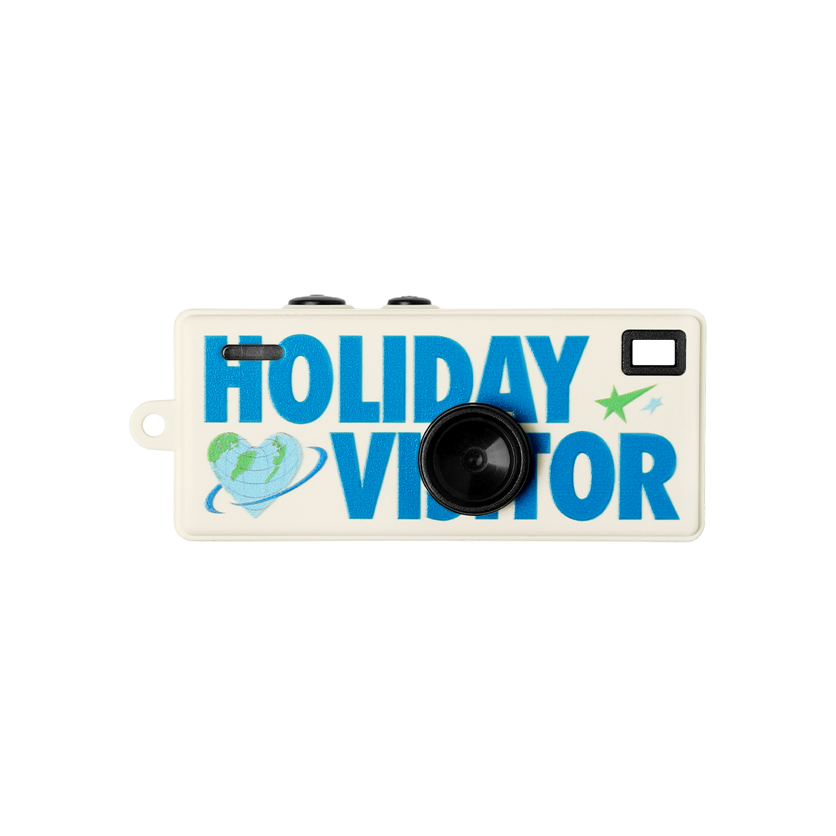 홀리데이 비지터 스냅 키링 카메라 - 아이보리(HOLIDAY VISITOR Snap Keyring Camera - Ivory)
