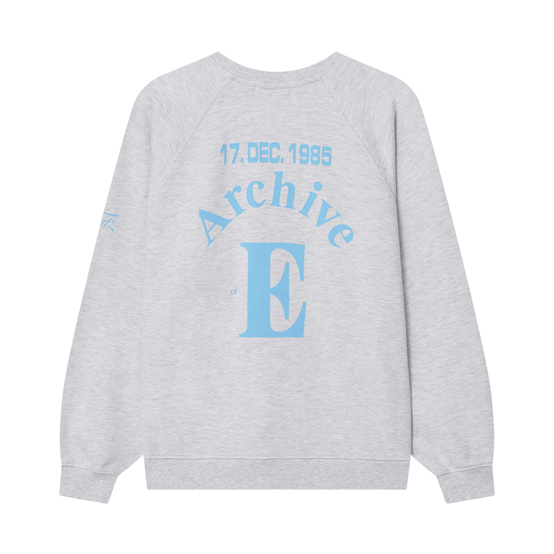 이우트 잼 스웻셔츠 멜란지 화이트(EEUT Eeut'S Jam Sweatshirt Melange White) - 2