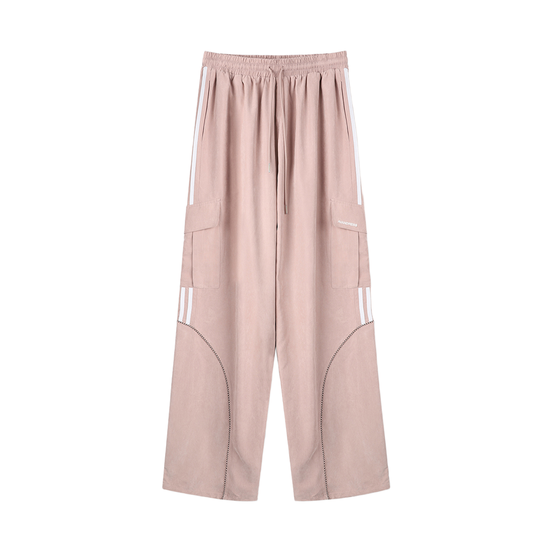 AV54PT01PK Avandress 88 Amazing Spring Suede Pants Pink