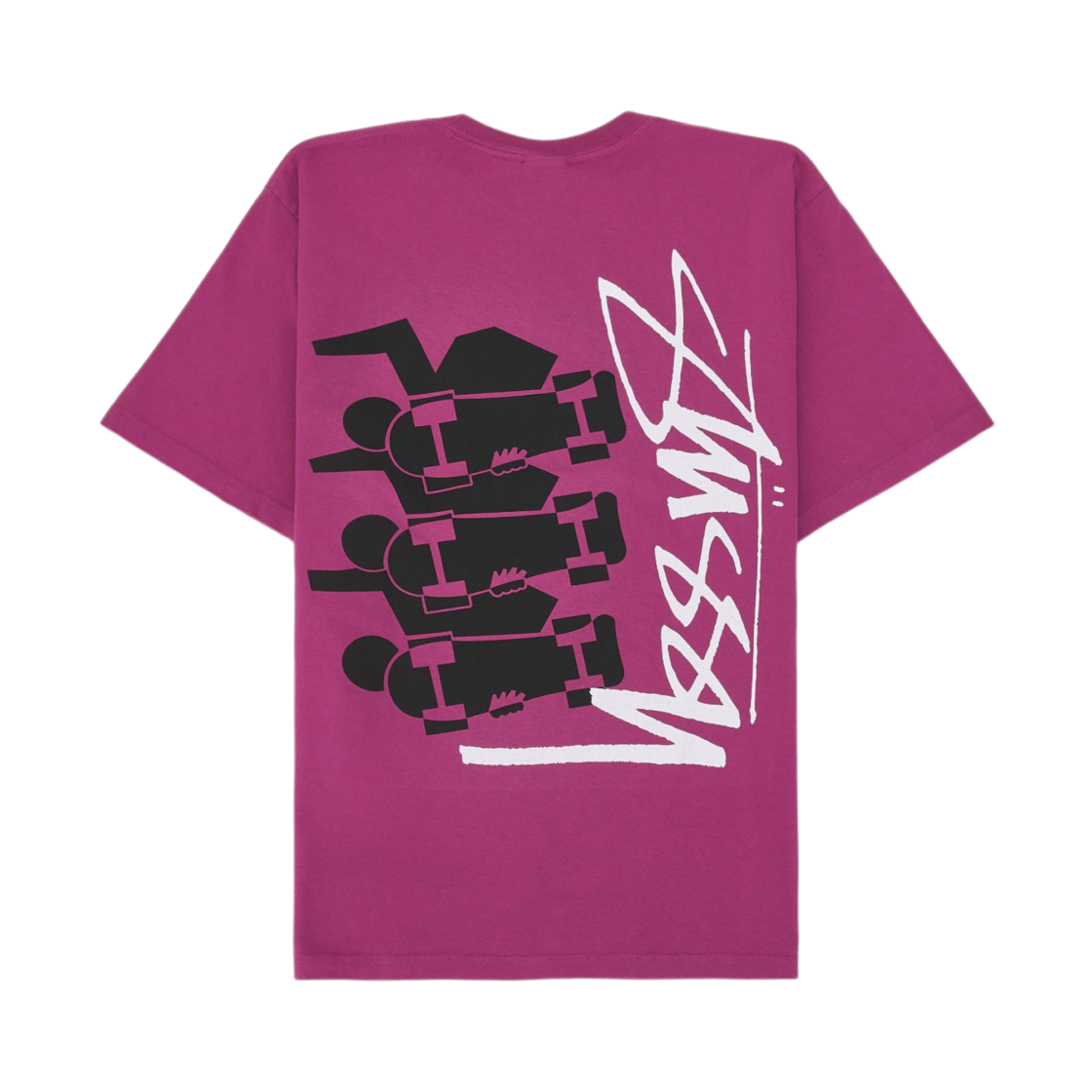 스투시 스택 피그먼트 다이드 티셔츠 베리(Stussy Stack Pigment Dyed T-Shirt Berry) - 1