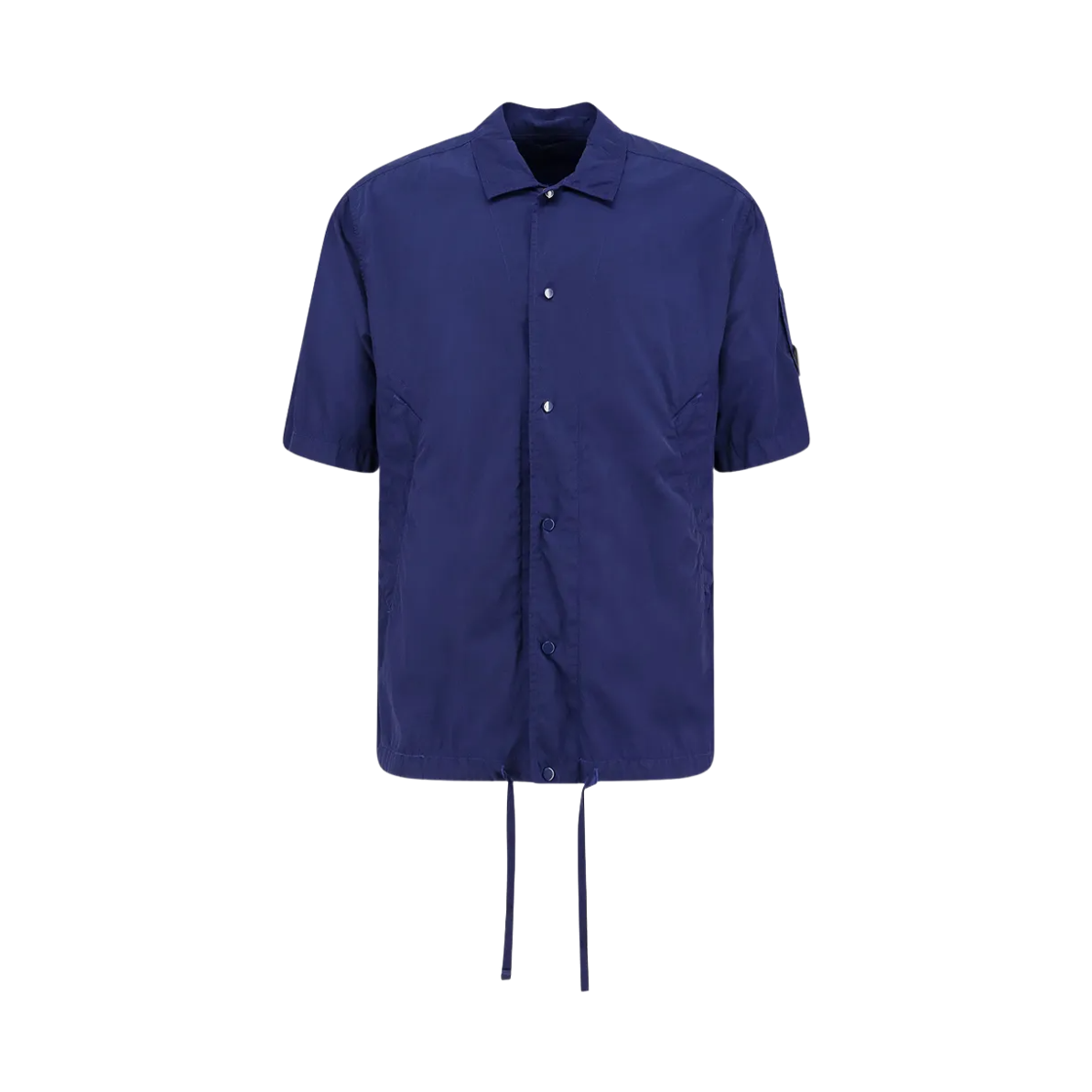 20CMOS009A005904G878 C.P. Company Chrome-R Short Sleeve Lens Overshirt Blueprint - 26SS